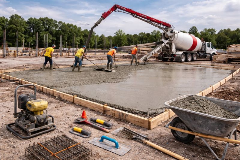 Commercial Slab Construction in Clearwater Beach, FL