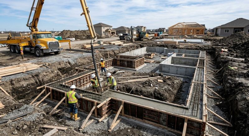 Concrete Foundation Installation in Oldsmar, FL